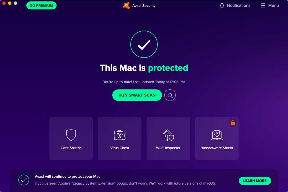 avast for mac clear history
